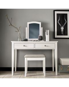 Ashby dresser, stool & Mirror White