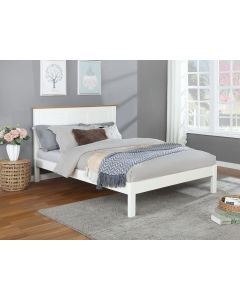 Conway Wooden Bed Frame
White - Side View 