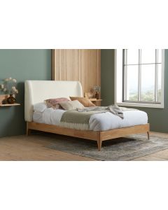 Birlea Halfden Wooden Bed Frame Side View