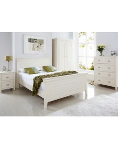 Lafayette Double Cream Wooden Bed