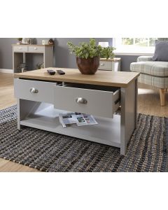 LANCASTER
2 Drawer Coffee Table