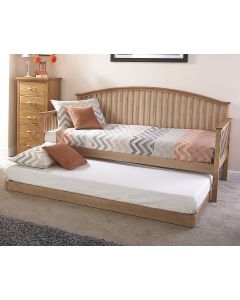 Madrid Day Bed And Trundle - Natural Oak