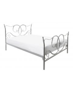 Warwick Shiny Nickel Double Bed Frame 