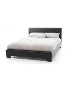 Serene Parma King Size Brown Faux Leather Bed Frame