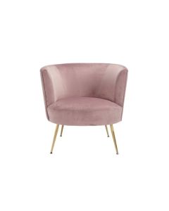 Luminosa Living Pierce Luxury Velvet Chair 