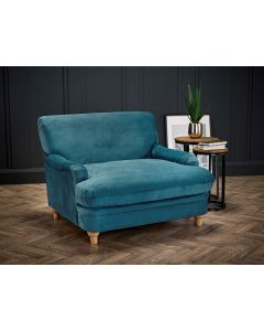 Luminosa Living Perry Soft Velvet Luxury Chair 