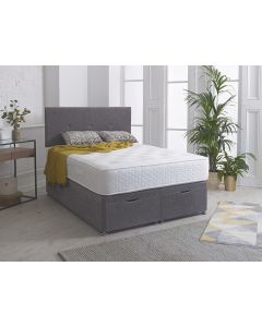 Prime Grey Chenille End Opening Ottoman