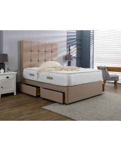 Remy Latex Pocket Divan Bed 2 FREE Drawers