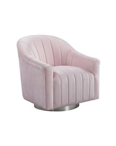 Luminosa Living Trinity Plush Velvet Swivel Chair