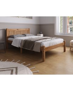 Rio Wooden Bed Frame Waxed Pine