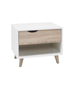 Luminosa Living Seattle Wooden Bedside Table
