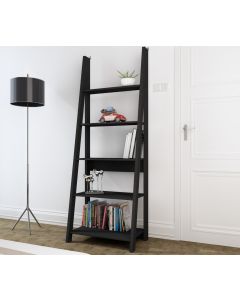 Luminosa Living Tiffin Bookcase 
Black