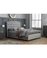 Birlea Balmoral Grey Velvet Bed Frame
