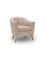 Luminosa Living Hazlehurst Beige Fabric Chair