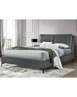 Tuscany Pillow Dark Grey Bed Frame - Side View